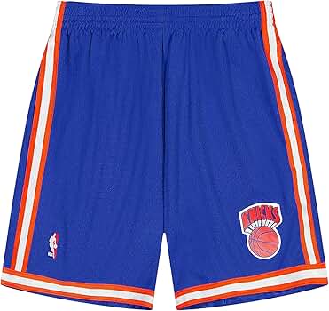 Amazon.com: Mitchell & Ness NBA Swingman Road Shorts Knicks